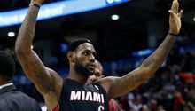 LeBron guía al Heat a su noveno triunfo consecutivo