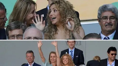Shakira sufre y celebra actuación de Piqué en Brasil