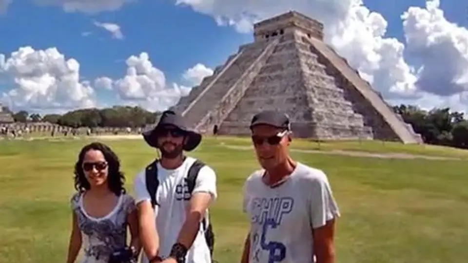 Selfie alrededor del mundo hecho durante tres años