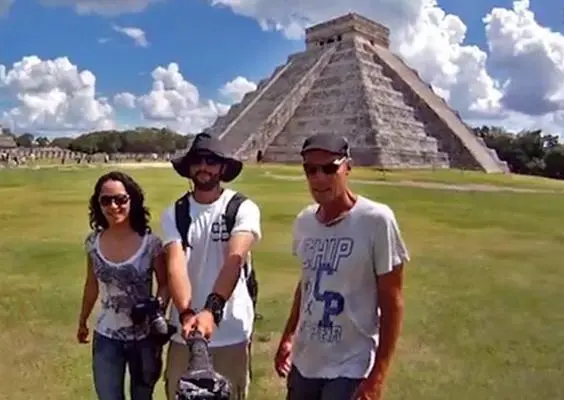 Selfie alrededor del mundo hecho durante tres años