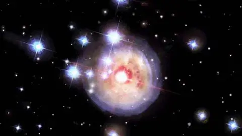 Así es como se ve el estallido de una estrella