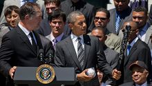 Obama rinde homenaje a Gigantes de San Francisco