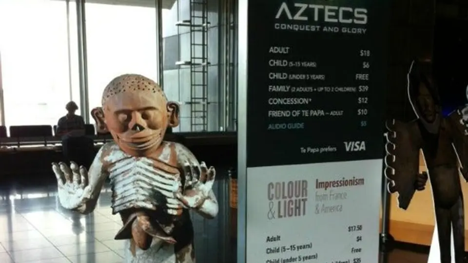 Exposición del Imperio Azteca 'invade' Nueva Zelanda