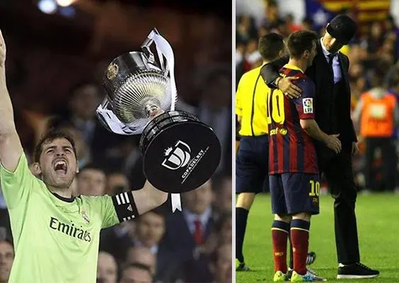 CR7 'consuela' a Messi tras final de Copa del Rey
