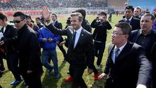 Visita de Beckham a China provoca siete heridos en una estampida