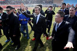 Visita de Beckham a China provoca siete heridos en una estampida