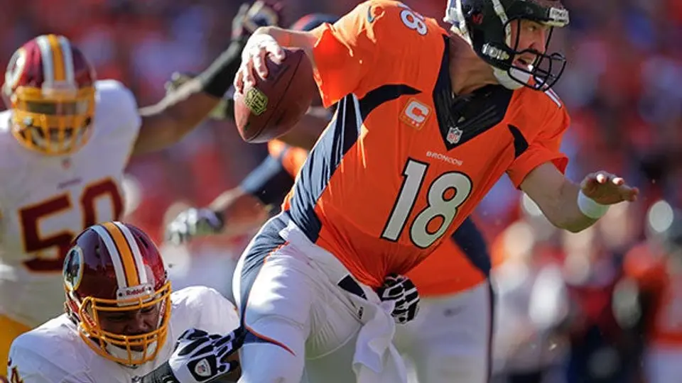 Manning lidera triunfo de Broncos sobre Washington