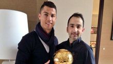 CR7 presume Balón de Oro a su peluquero