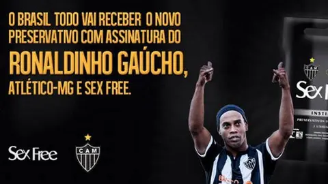 'Sex Free', la marca de condones de Ronaldinho
