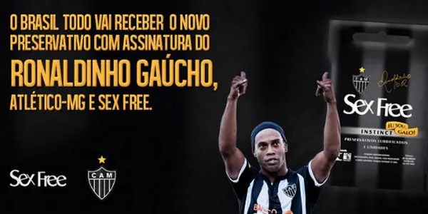 'Sex Free', la marca de condones de Ronaldinho