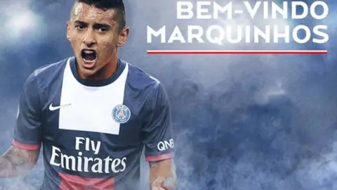PSG confirma fichaje de Marquinhos