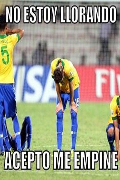 También se han publicado imágenes de los jugadores de Brasil lamentando su derrota | ESPECIAL