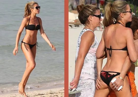 Abbey Clancy se deja 'toquetear' en Dubai