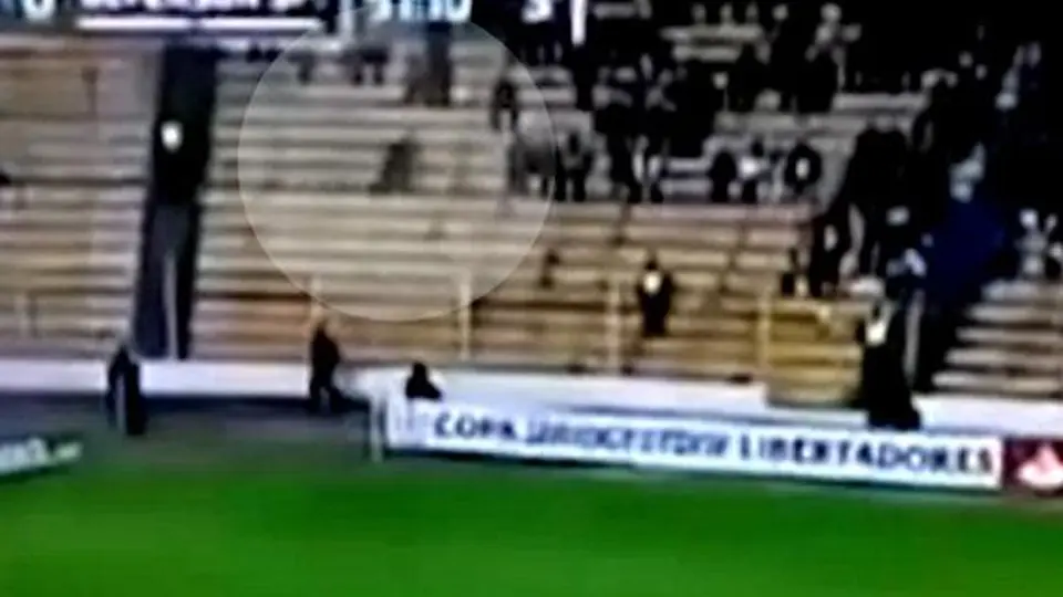 ¿Fantasma en partido de Copa Libertadores?