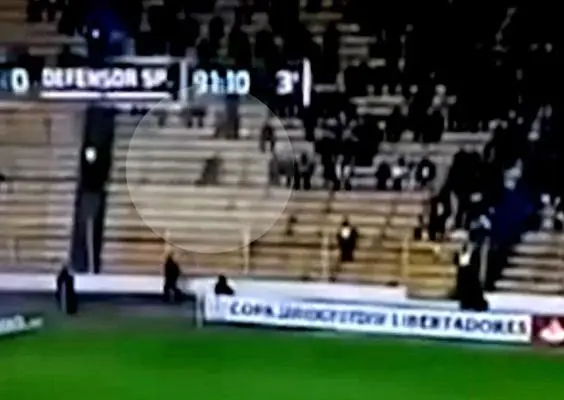 ¿Fantasma en partido de Copa Libertadores?