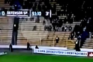 ¿Fantasma en partido de Copa Libertadores?