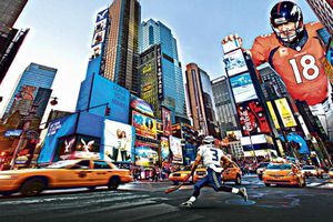 Manning y Wilson, el duelo más disparejo de estatura en un SB