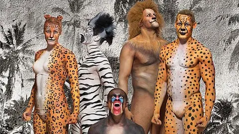 Jugadores de rugby se transforman en animales salvajes
