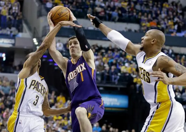 Suns le propina a Pacers su segunda derrota en casa de la temporada