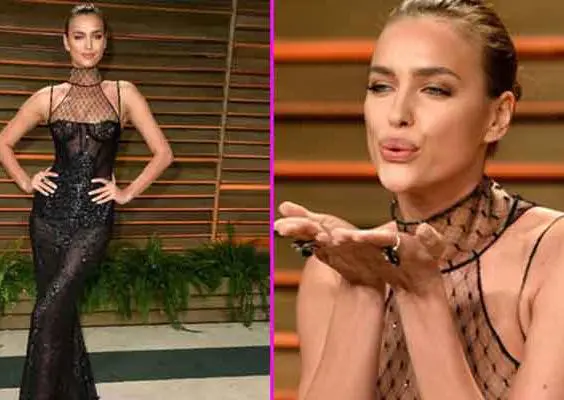 Irina Shayk, deslumbra en fiesta de los Oscares