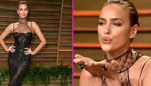 Irina Shayk, deslumbra en fiesta de los Oscares