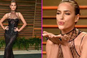 Irina Shayk, deslumbra en fiesta de los Oscares