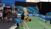 Jugadores tailandeses de bádminton protagonizan pelea