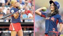Bellezas al bate, juego de Softbol de celebridades