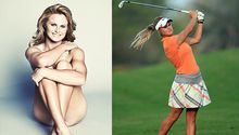 Carly Booth, una golfista al desnudo
