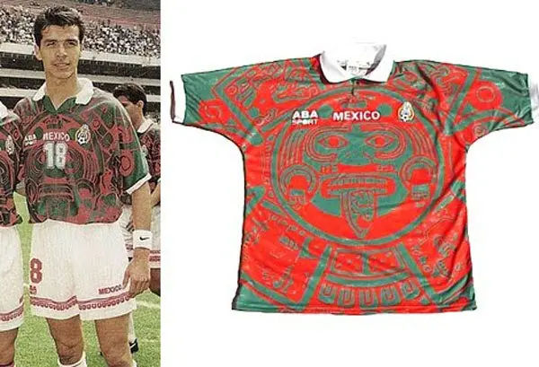 Playera del Tri en 1997-98, entre las más feas del mundo