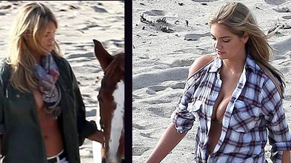 Kate Upton juguetona y sexy