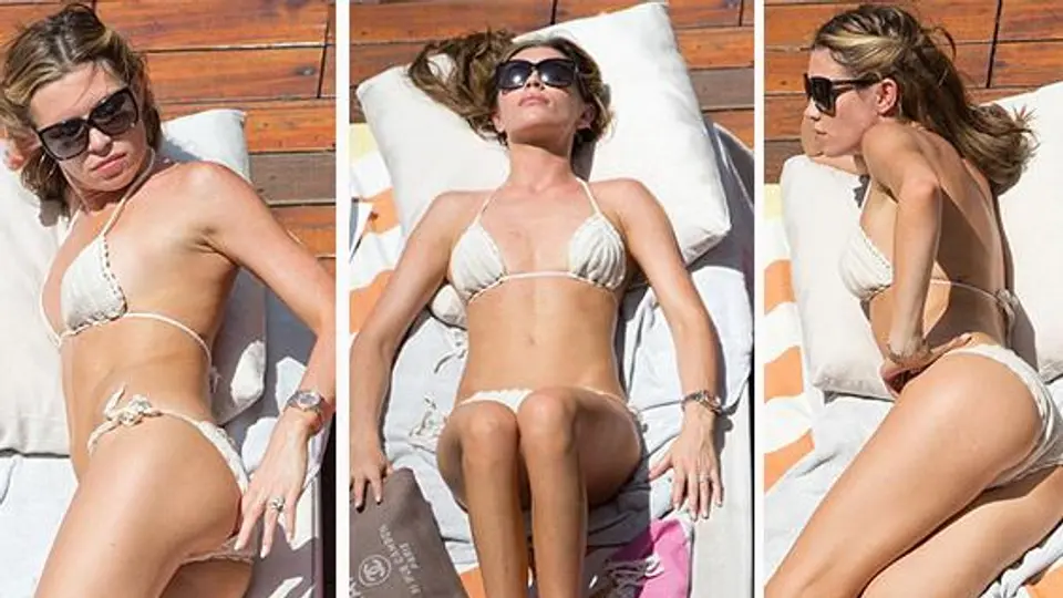 Abbey Clancy 'deslumbra' con bikini en LA