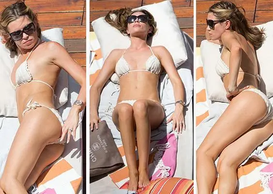 Abbey Clancy 'deslumbra' con bikini en LA
