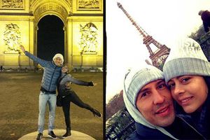 Románticas vacaciones de Larissa  y su novio