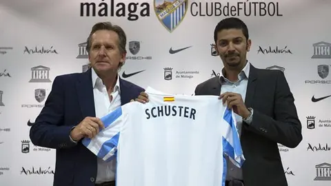 Schuster reconoce que el proyecto del Málaga lo convenció