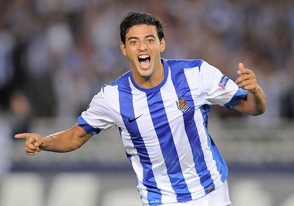 Vela vuelve a la Champions, competición que ya jugó durante su estancia en el Arsenal | AP