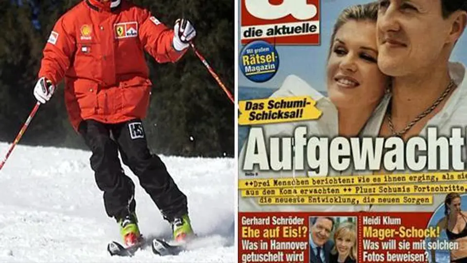 Revista usa a Schumacher para hablar de víctimas del coma