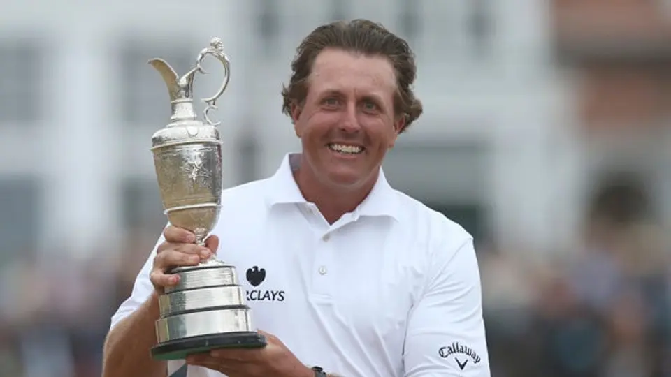 Mickelson gana Abierto Británico de golf