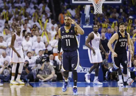 Grizzlies vence al Thunder y empata la serie