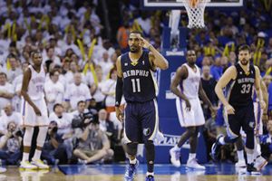 Grizzlies vence al Thunder y empata la serie