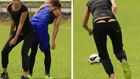 Jude Cissé muestra tanga por causa noble