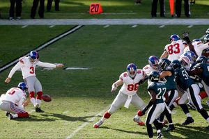 Josh Brown, clave en la victoria de Gigantes sobre Águilas