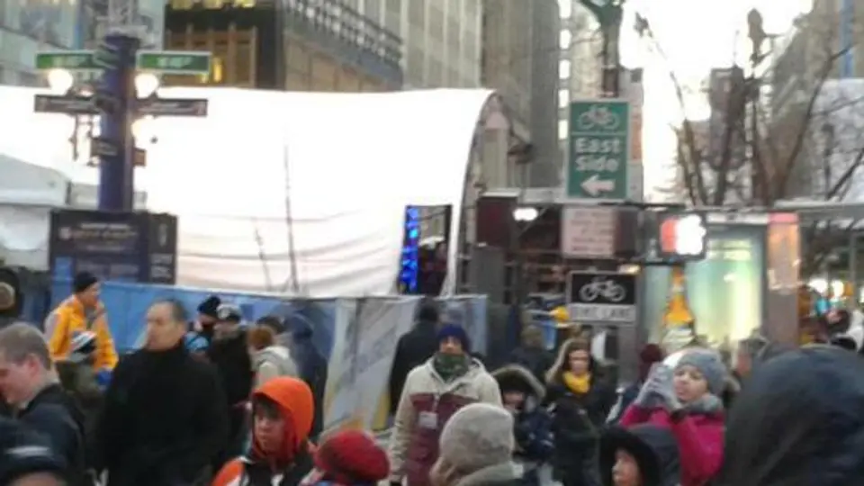 Frío prevalece en la sede del Super Bowl