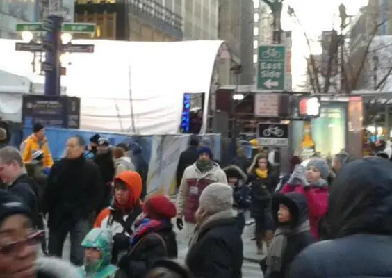 Frío prevalece en la sede del Super Bowl