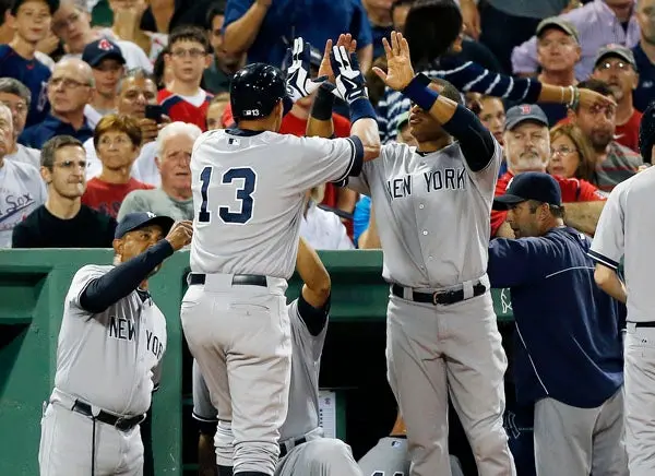 A-Rod pega cuadrangular en victoria de Yanquis ante Boston