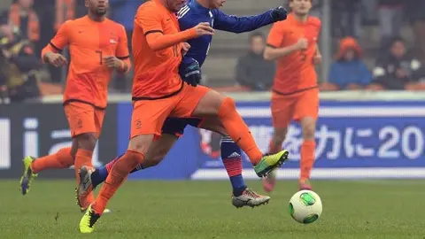 Japón salva el empate 2-2 con Holanda en amistoso