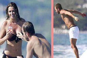 Rafael Van der Vaart disfruta Saint-Tropez