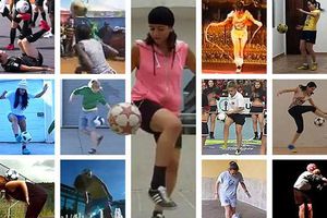 Trucos de futbol realizados por mujeres