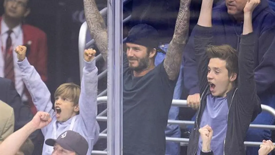 Hockey sobre hielo, pasión de los Beckham