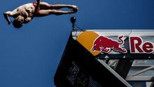 Jonathan Paredes, Bronce en Red Bull Cliff Diving